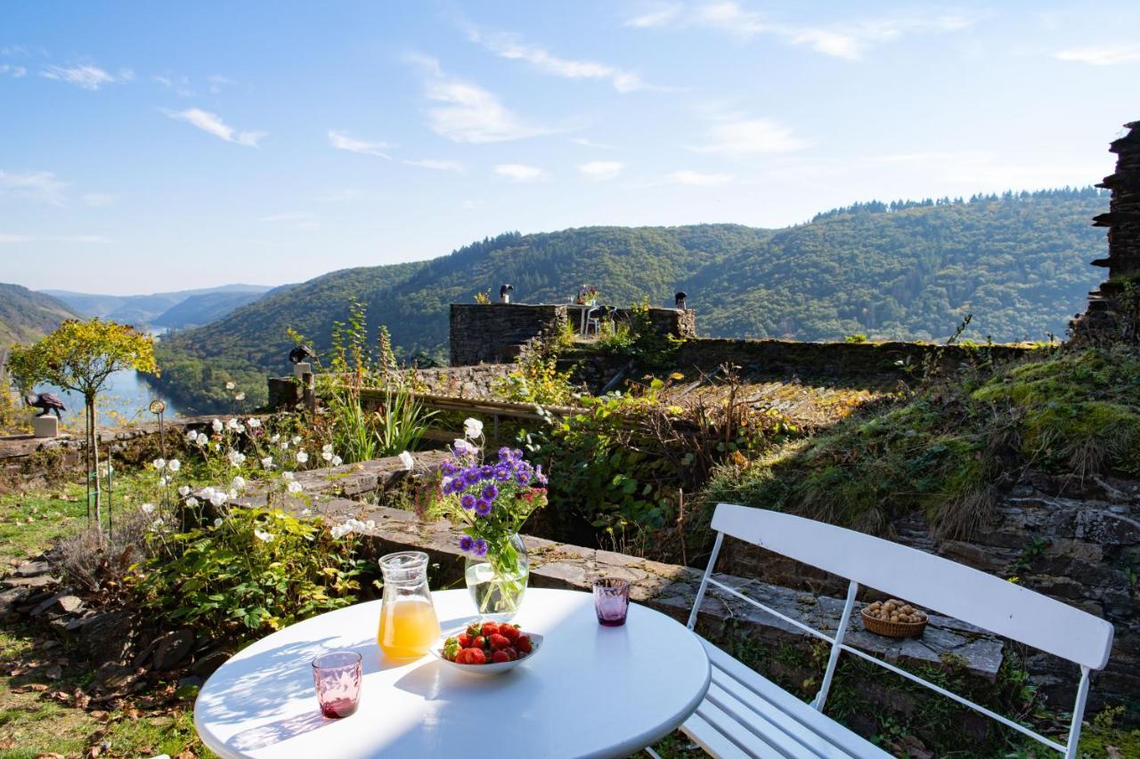 Kutscherhaus Auf Burg Coraidelstein Klotten Bagian luar foto